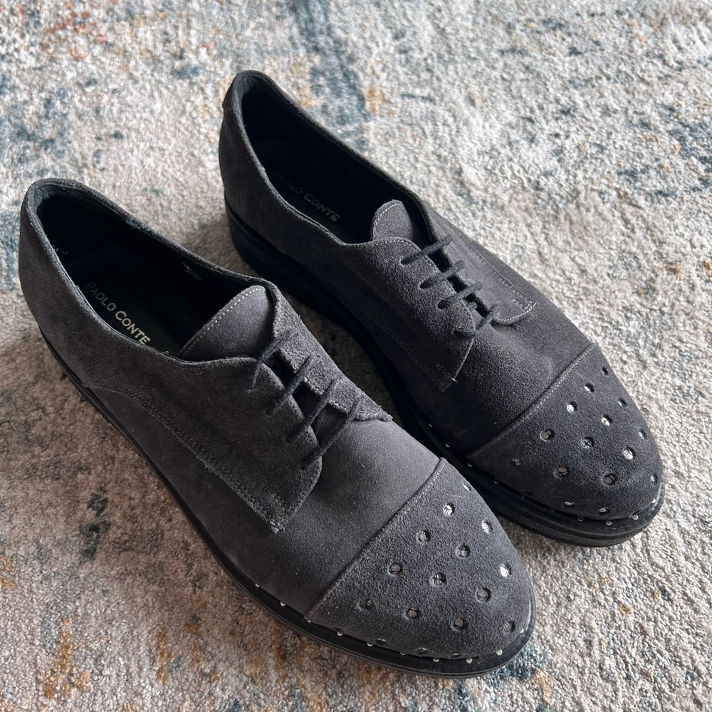 Paolo conté suede shoes